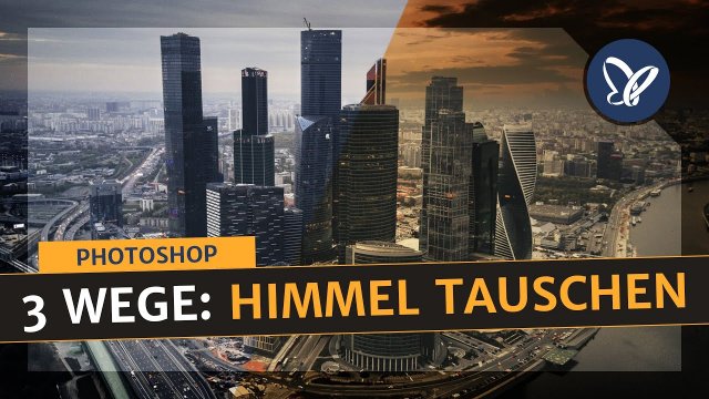 Texturen in Photoshop: Himmel tauschen und Wolken einfügen