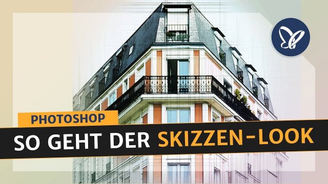 Photoshop-Aktion: Architekturskizzen erstellen