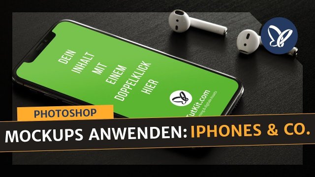 Mockups für Photoshop: Smartphones