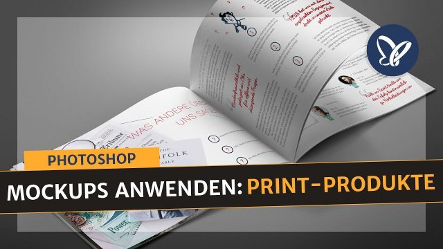 Mockups für Photoshop: Printmedien