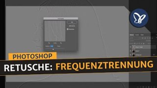 Retusche in Photoshop: Frequenztrennung