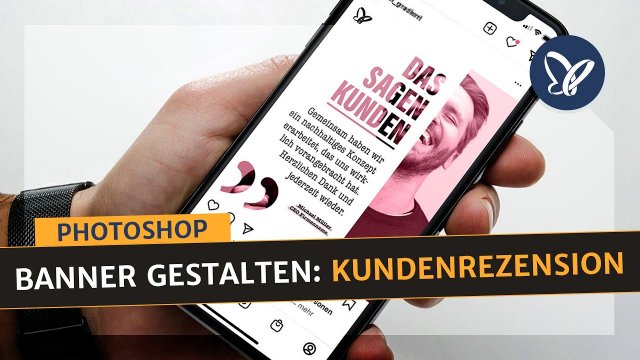 Photoshop kreativ (Tutorial): Banner gestalten – Kundenrezension